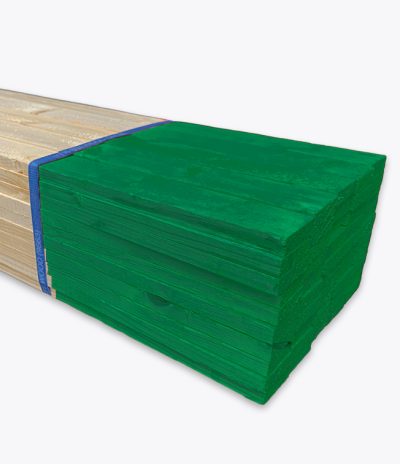 1/2 x 48" Standard Survey Lath - Green