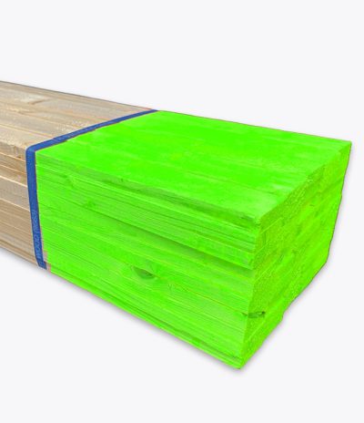 1/2 x 48" Standard Survey Lath - Bright Green