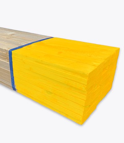 1/2 x 48" Standard Survey Lath - Yellow