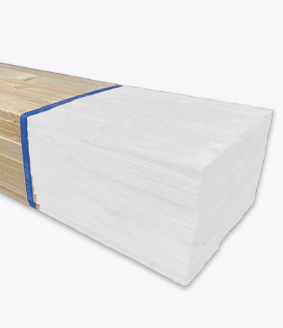 1/2 x 48" Standard Survey Lath - White